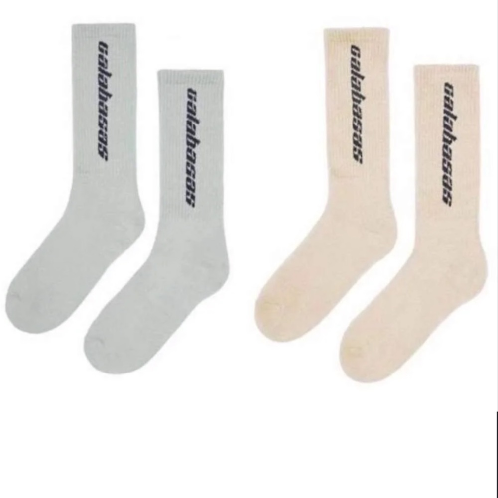 Brand new Calabasas unisex gray socks